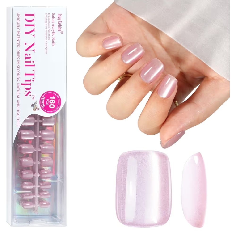 Pink DIY Nail Tips